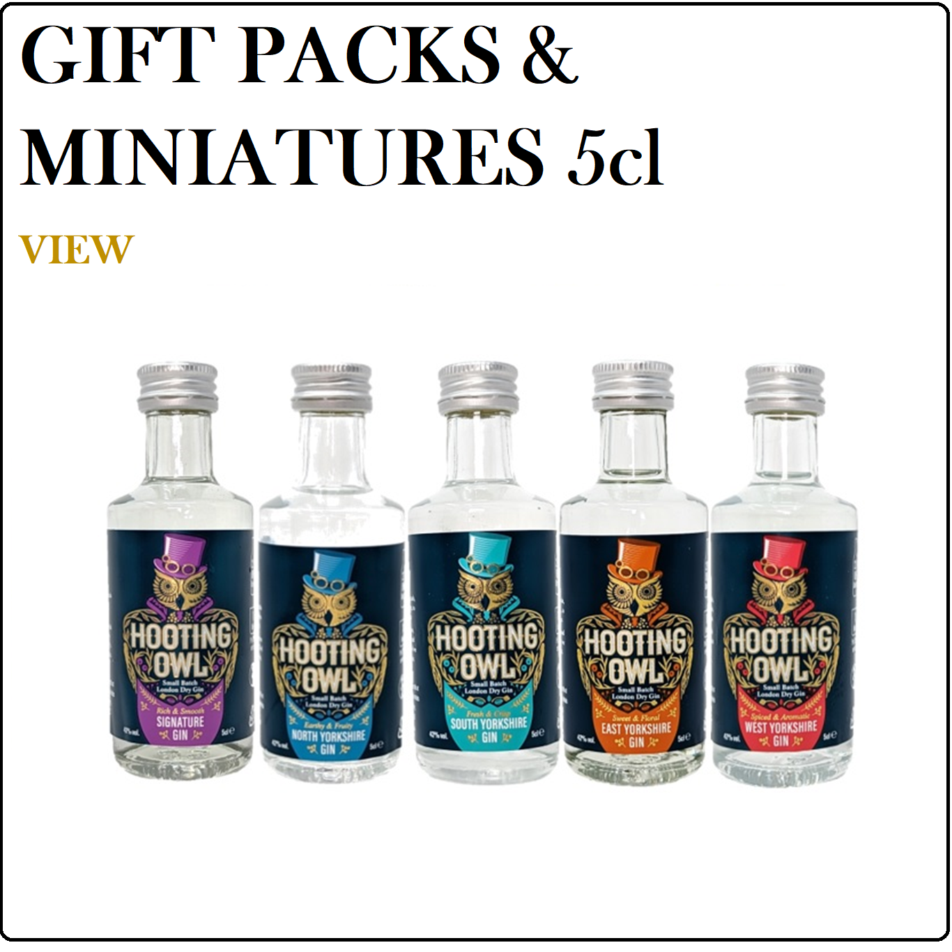 Gift Packs, Miniatures 5cl